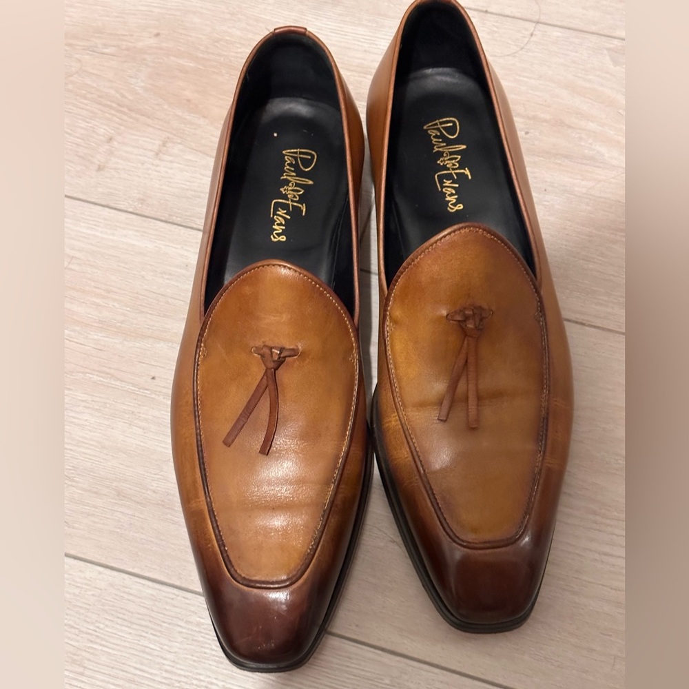 Paul Evans Tan Belgian Loafers US10
